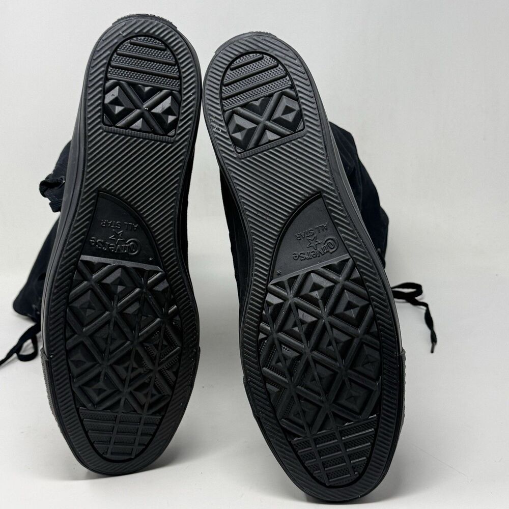 Converse XXHI Knee High Sneakers Mens 13 Triple Black Back Zipper Skater Punk - Picture 14 of 14